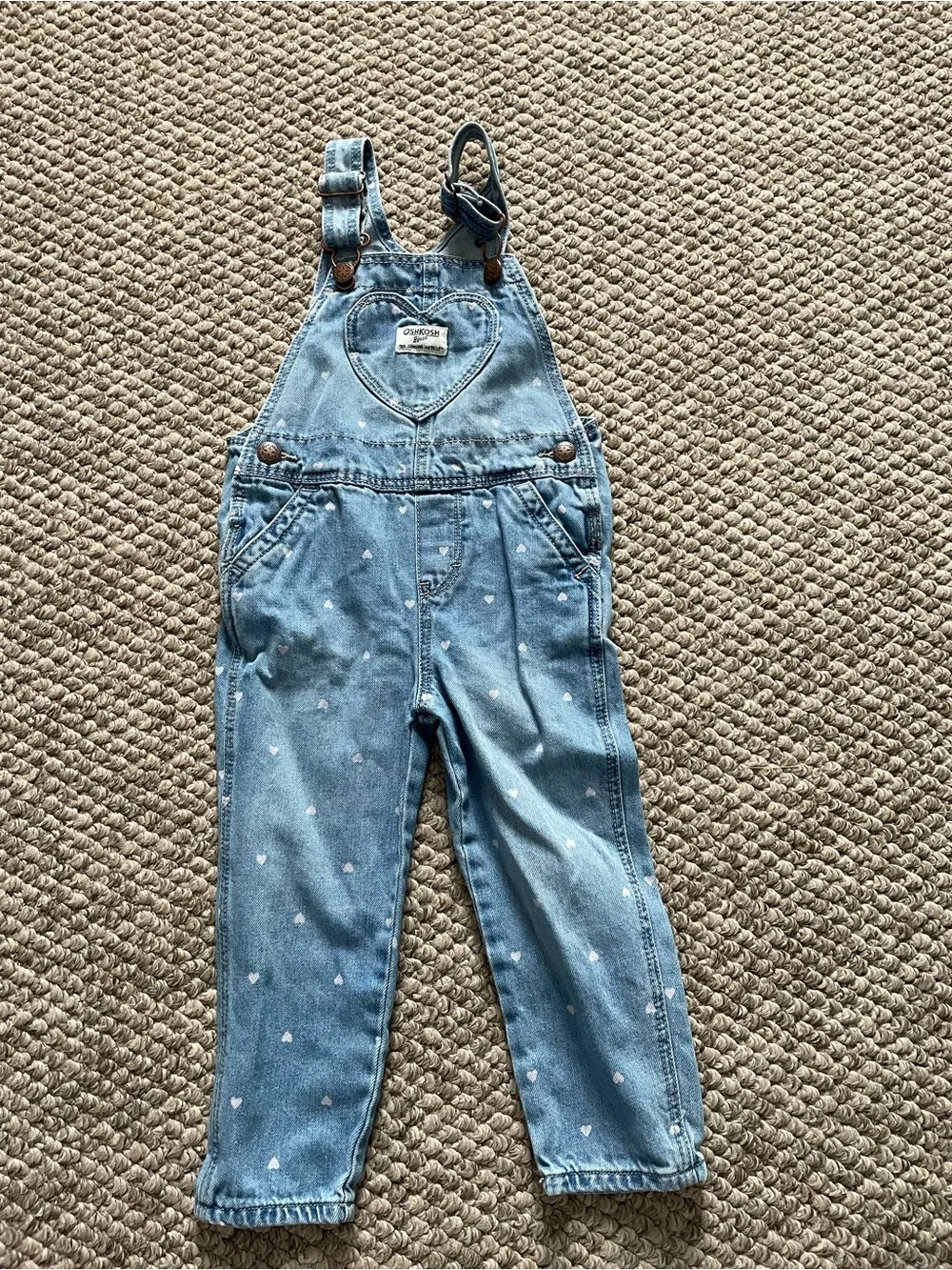 OshKosh B'gosh Light Blue Toddler Denim Overalls